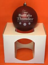 Buffalo Thunder Resort & Casino Christmas Ornament - Color Maroon  - New picture