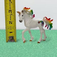 Schleich Rainbow Unicorn Foal Horse Pony Rhinestones Figure Figurine Toy  73527 picture