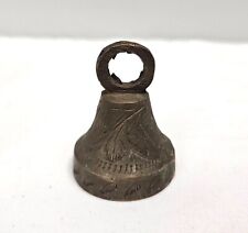 Brass Etched Metal Bell, Functional Engraved Miniature Brass Bell picture
