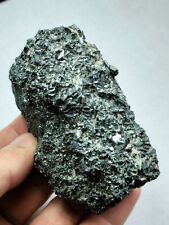 Hematite shiny cluster on matrix beautiful specimen from pak. 