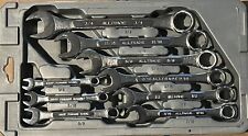 Vintage Alltrade 9 Piece Wrench Set 1/4” X 3/4” All Trade Forged Steel W/case picture