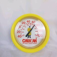 Vintage Caravan Variety Bread Leader Thermometer Yellow picture