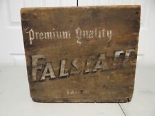 Scarce 1930s 40s Vtg Falstaff Beer Wood Jockey Box Crate Draft Tapper St Louis picture