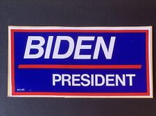 Senator Joe Biden for President 1988 Campaign Bumper Sticker Delaware picture
