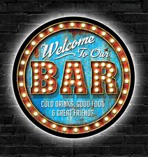 Welcome To Our Bar Marquee LED Sign 23