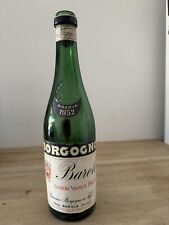 Rare Vintage Wine Bottle Empty 1952 Borgogno Barolo picture