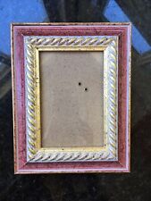 Vintage Exposures Florentine Wood Frame Freestanding Photo Frame Italy Mint picture