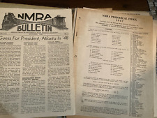 NMRA Bulletins 1946-48, Ballots, NMRA Standards, Periodical Index, Data Sheets picture