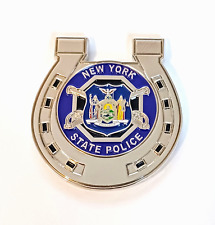 New York State Police Mounted Unit Horseshoe Challenge Coin - FREE Tracked USPS picture