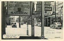 Postcard 1940s Nevada Virginia City C Street Bucket of Blood autos 23-12862 picture