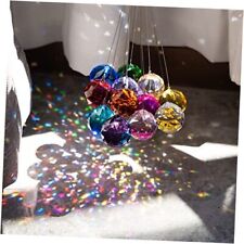 H&D 20mm Multi-Color Crystal Ball Prism Feng Shui Faceted Colourful picture