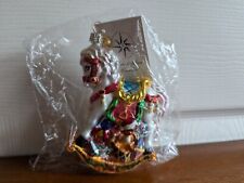 Christopher Radko Giftful Carousel Rocking Horse Christmas Ornament New picture
