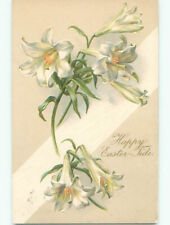 Pre-1907 BEAUTIFUL EASTER LILY FLOWERS : make an offer J1929 picture