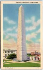 Postcard - Bunker Hill Monument, Charlestown - Boston, Massachusetts picture