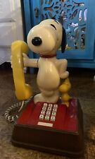 Vintage Peanuts The Snoopy And Woodstock Touch Dial Phone 1976. Works Telephone picture