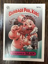 1986 Topps Garbage Pail Kids Card #161a SHORNED SEAN Original Series Near Mint picture