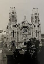 Basilica Of Sainte-Anne-de-Beaupre Quebec Can Antique Real Photo Postcard RPPC picture