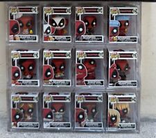 Deadpool Bitty Pop Common Set Of 12 w Stackable Cases picture