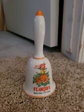 VTG 1970s Walt Disney Productions Florida Souvenir Singing Orange Bird Bell picture