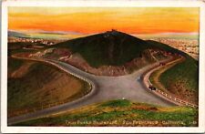 Postcard San Francisco CA Twin Peaks Boulevard 1929 PACIFIC NOVELTY Co Unposted picture