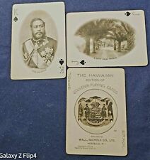 Vintage 1910 Wall Nichols Hawaiian Playing Cards No Duke Kahanamoku. Diff set picture