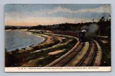 GR&I Northland Railroad ~ Little Traverse Bay Michigan Antique Train PC 1917 picture