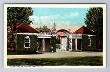 Mt Vernon VA-Virginia, Texas Gate At Mansion, Antique, Vintage Postcard picture