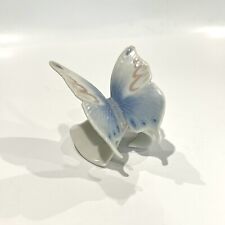 Lladró Morning Calm Butterfly Figurine #6589 Glossy, Retired 2002, No Box picture