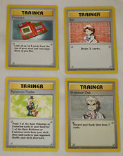 Vintage Pokemon Trainer Cards 4-Lot  1999 Base Set 77-87-88-91 picture