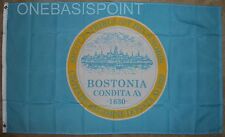 3'x5' Boston City Flag Bostonia Condita Massachusetts Outdoor Banner New 3x5 picture