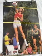 Coors Light - 1998 Beer Poster 18.5x27.75” Man Cave Garage Pinup Volleyball ￼ picture