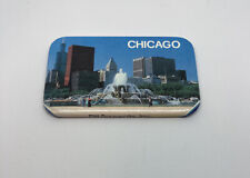 Chicago Souvenir Refrigerator Magnet Rectangular Skyline picture