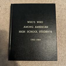 Who’s Who Among American High School Students 1983-1984 Hard Cover MINT picture