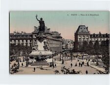 Postcard Place de la République, Paris, France picture