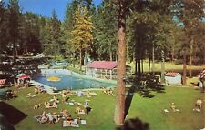 Postcard Feather River Inn Blairsden California CA Posted 1961 Vintage picture