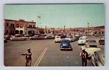 Tijuana-Mexico, International Border, Immigration Bldg., c1959 Vintage Postcard picture