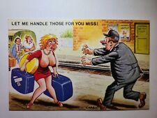 Vintage Postcard Funny Novelty Rude Bamforth Comic Unused Sexy picture