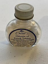 vintage United Drug Puretest Chlorate of Potash tablets, unopened bottle picture