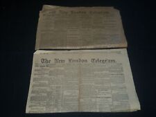 1881-1882 NEW LONDON TELEGRAM NEWSPAPER LOT OF 2 - GUITEAU TRIAL - NP 3908 picture