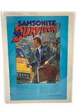 Vintage 1983 Print Ad Samsonite Genuine Magazine Advertisement Ephemera picture