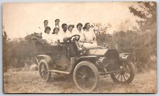 REO Motor Car Automobile women ladies RPPC Antique Real Photo Postcard picture