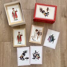Vintage 48 PCs Hallmark Norman Rockwell Christmas Holiday Greeting Cards NIB picture
