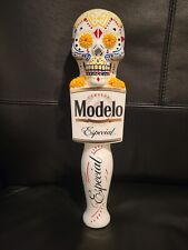 Rare  Modelo Especial Sugar Skull Beer Tap Handle 10