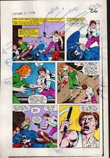 Original 1983 Captain America 284 page 26 Marvel comic color guide art:S Buscema picture