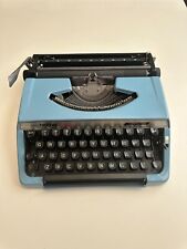 Vintage Brother Charger 11 Correction Portable Typewriter Blue w/Case Excellent picture