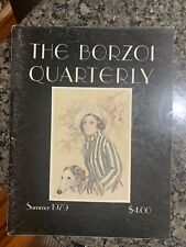 The Borzoi Quarterly - Volume 5 # 1 Summer 1979 - Rare picture