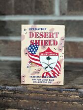 1991 Operation Desert Shield collector card factory boxed set 110 cards Unopened picture