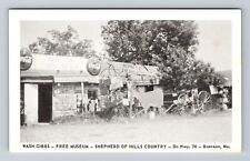 Branson MO-Missouri, Wash Gibbs Free Museum, Antique Souvenir Vintage Postcard picture