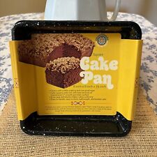 NIP Vintage Graniteware Cake Pan 8