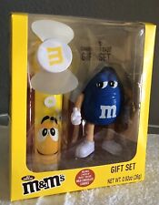 M&M’s Fan & Character Case Gift Set-2019-Blue M&M’s Figure-Yellow Fan-2 Pks M&M picture